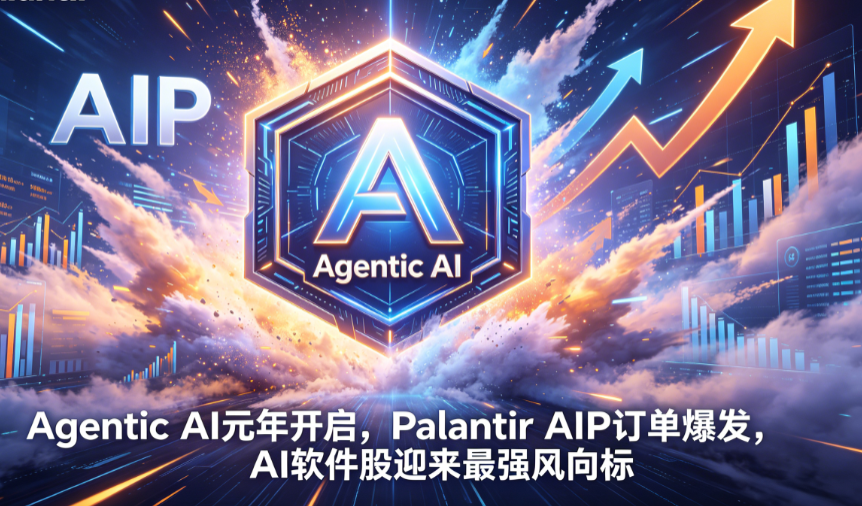 Agentic AI元年真正开启？Palantir AIP订单爆发，AI软件股最强风向标来了？